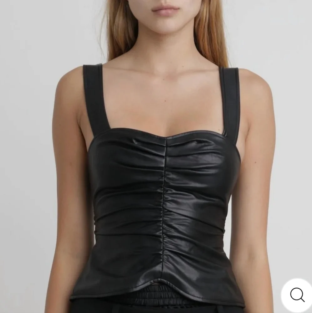 7. NWT A.L.C. LEATHER BUSTIER LAURYN TOP SIZE 0
